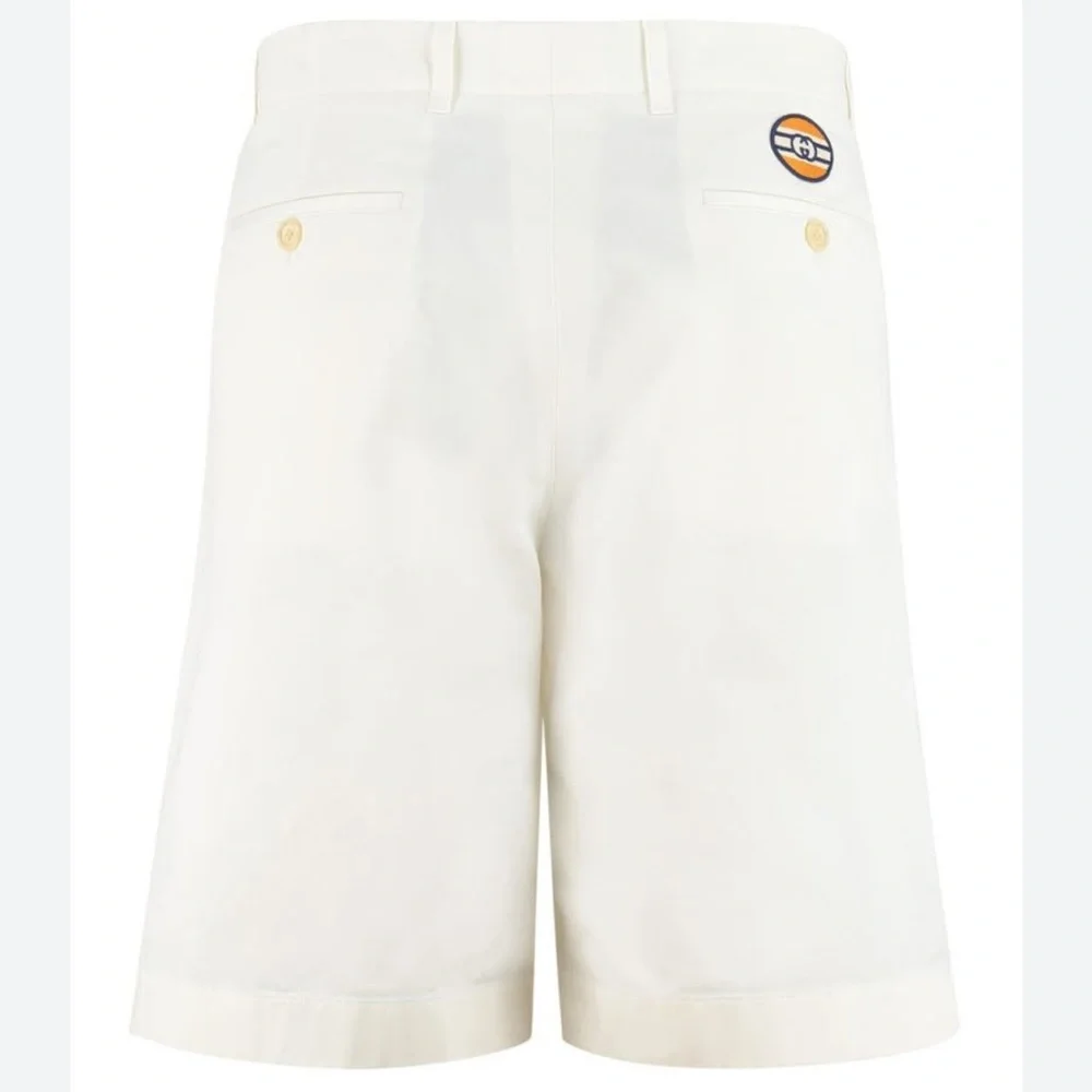 Gucci Men's shorts authentic gucci men's drill shorts dress short with logo